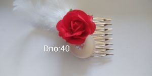 Floral Hair Comb Clips