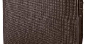 Mens Italian Dark Brown Leather Wallet