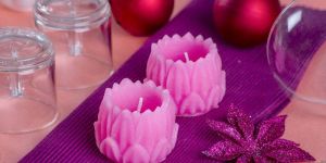 Pink Lotus Candle