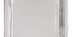 Square Silver Paper Plate