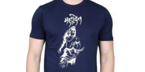 Mens Cotton Printed T Shirt