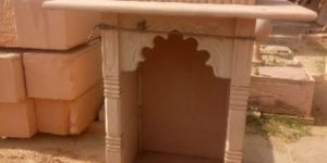 5 Feet Pink Stone Temple