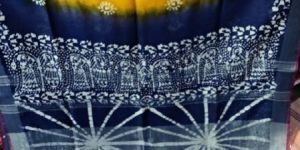 Digital Print Linen Saree