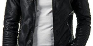 Mens Black Leather Jacket
