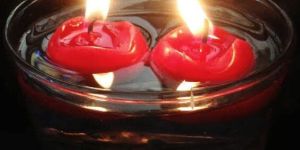 Heart Shape Floating Candle