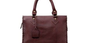 Cherry Brown Ladies Leather Handbag