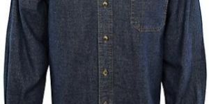 Men Plain Denim Shirt