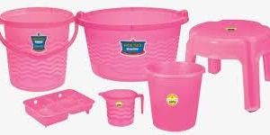 Plastic Bathroom Set