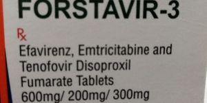 EFAVIRENZ, EMTRICITABINE & TENOFOVIR DISOPROXIL FUMARATE TABLETS 600 mg/200mg/300mg (FORSTAVIR-3)