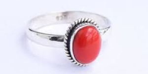 Coral Stone Ring