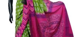 Hand Block Cotton Saree