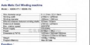 Coil Winding Machine