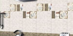 Glossy Ceramic Kitchen Wall Tiles 300x600mm