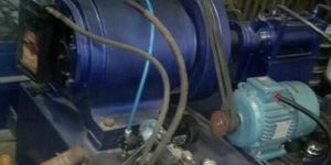 Pipe embossing machine.