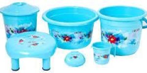 Plastic Bathroom Set