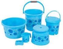 Plastic Bathroom Set