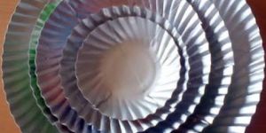 Silver Laminated Paper Plate