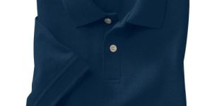 Mens Plain Black Polo T-Shirts