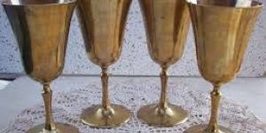 Brass Wine Glass