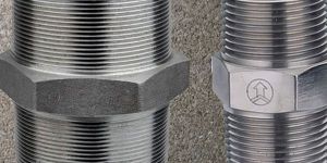 ALLOY 20 HEX NIPPLES