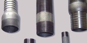 STAINLESS STEEL 347 SWAGE NIPPLE