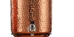 8 Litre Hammered Copper Water Jug