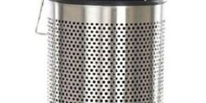 Stainless Steel Perforated Pedal Dustbin