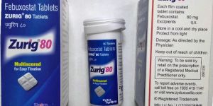 80mg Febuxostat ZURIG Tablets