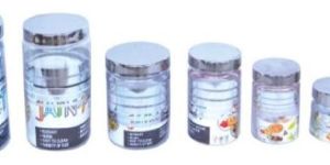 500ML Silver Line PET Container