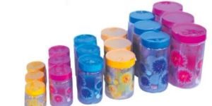 750ML Flower Print PET Container