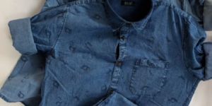Denim Printed Shirt