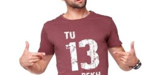 Mens Printed Half Sleeve T-Shirt