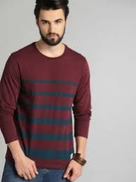 Mens Trendy Round Neck T-Shirt