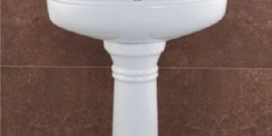Plain Pedestal Wash Basin
