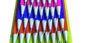 Multicolored Velvet Pencil