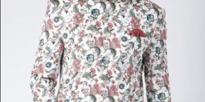 Mens Printed Blazer