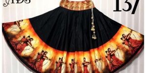 Digital Print Lehenga Skirt