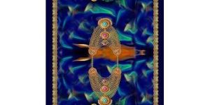 Digital Printed Kaftan Fabric