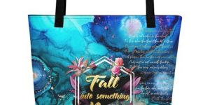 Floral Print Beach Bag