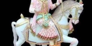 Marble Baba Ramdev Statue