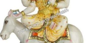 Marble Shitla Mata Statue