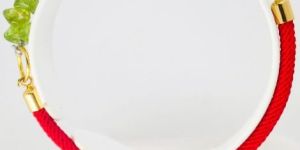 SGM Handmade Unisex Peridot Gemstone Bracelet