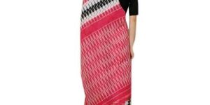 Zig Zag Printed Cotton Saree