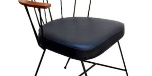 ARTISANS ARTS INDUSTRIAL CHAIR WITH UPHOLSTERY