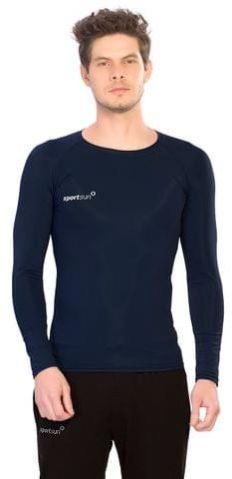 Mens Navy Blue Compression Upper Tights