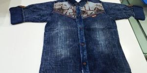 Cotton Fancy Denim Shirt