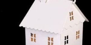 Metal House Tealight Holder