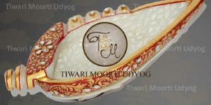 Leaf Style Marble Diya