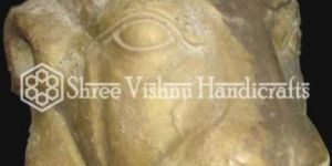 Metal Sculpture Nandi Head Statue