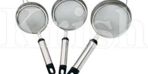 Tea Strainer with Pipe Handle